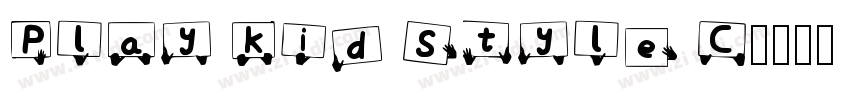 Play Kid Style C字体转换